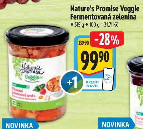 Nature's Promise Veggie Fermentovaná zelenina, 315 g