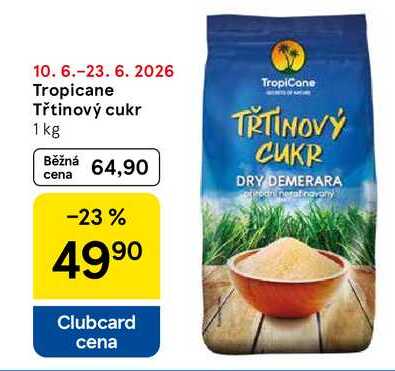 Tropicane Třtinový cukr, 1 kg
