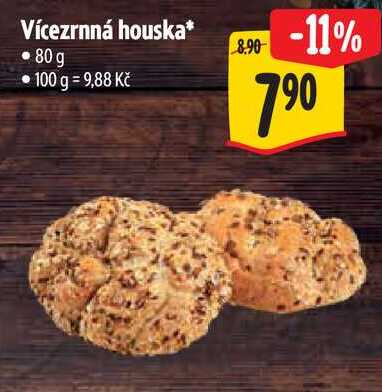 Vícezrnná houska, 80 g