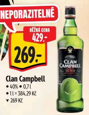 Clan Campbell, 0,75 l