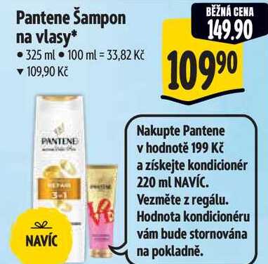 Pantene Šampon na vlasy, 325 ml