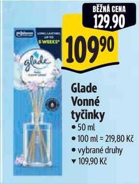 Glade Vonné tyčinky, 50 ml