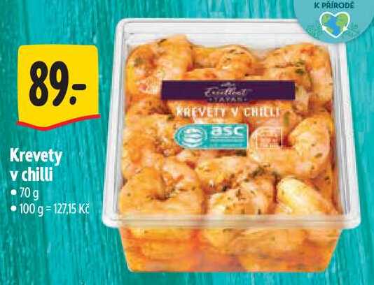 Krevety v chilli, 70 g