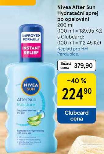Nivea After Sun Hydratační sprej po opalování, 200 ml