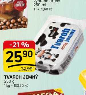 TVAROH JEMNÝ 250 g